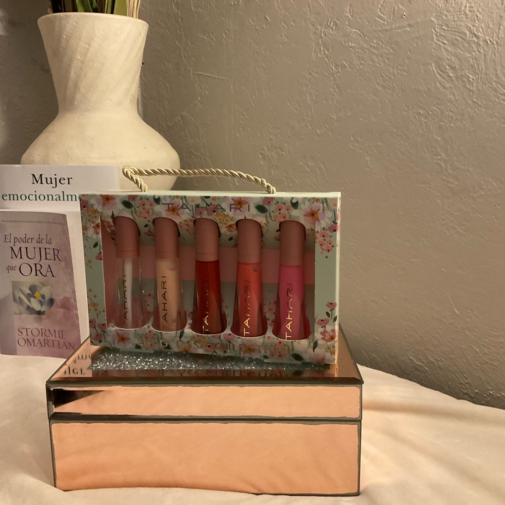 Lip Gloss Set - Red, Pink, Clear